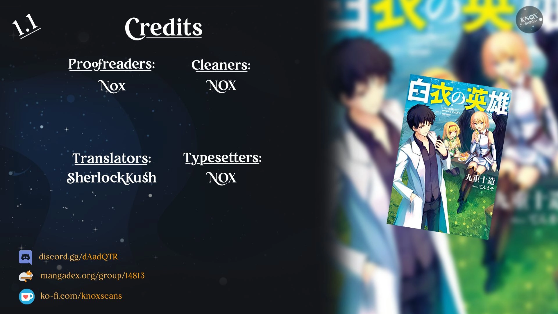 Hero in white coat Chapter 1.1 1